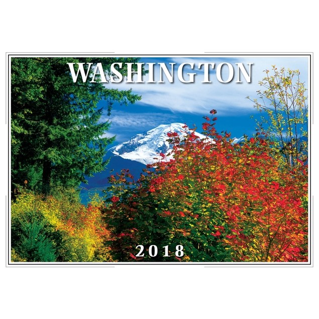 Washington Wall Calendar, More U.S. States by Calendars Tanga