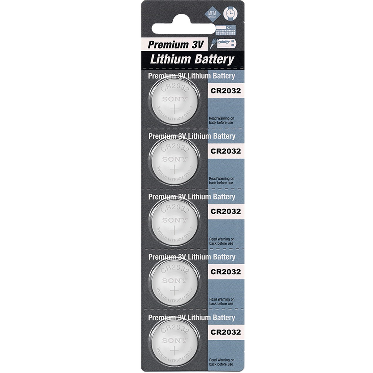 Premium Battery Cr2032 3 Volt Lithium Coin Cell Batteries 5 Batteries Tanga