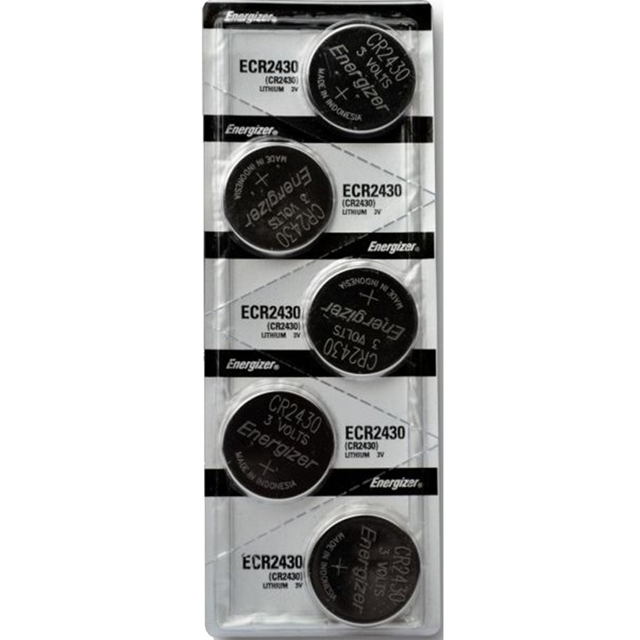 Energizer Cr2430 3 Volt Lithium Coin Cell Batteries 5 Batteries Tanga