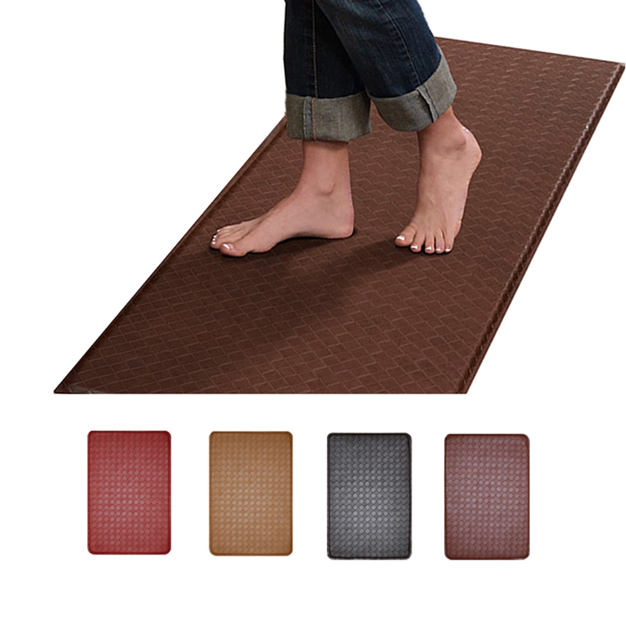 Modern Indoor Cushion Kitchen Rug Anti Fatigue Floor Mat Actual 24 X 36 Tanga Modern Indoor Cushion Kitchen Rug Anti Fatigue Floor Mat Actual 24 X 36 Tanga
