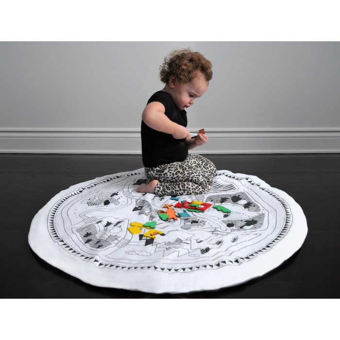 Kids Round Adventure Game Blanket BelleChic