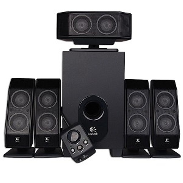 Logitech 6-Piece 5.1 Channel Surround Sound Speaker System - Tanga